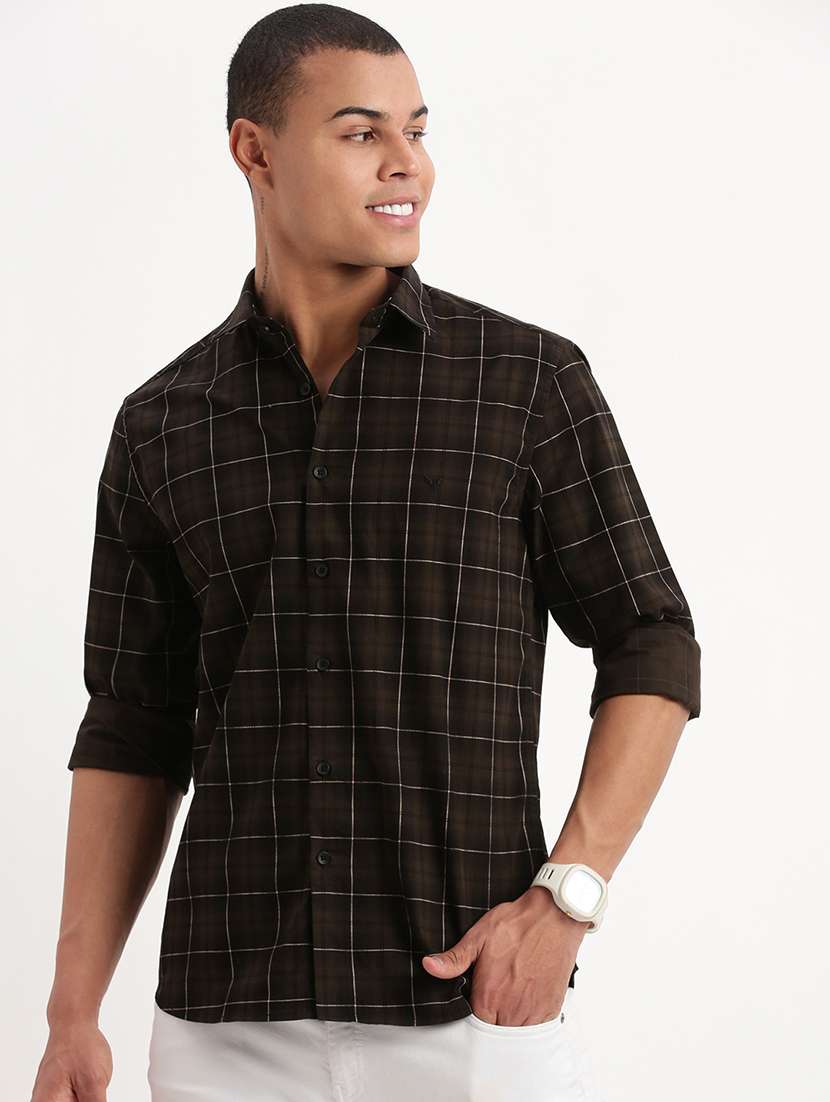 men checkered casual shirt - 21277221 -  Standard Image - 2