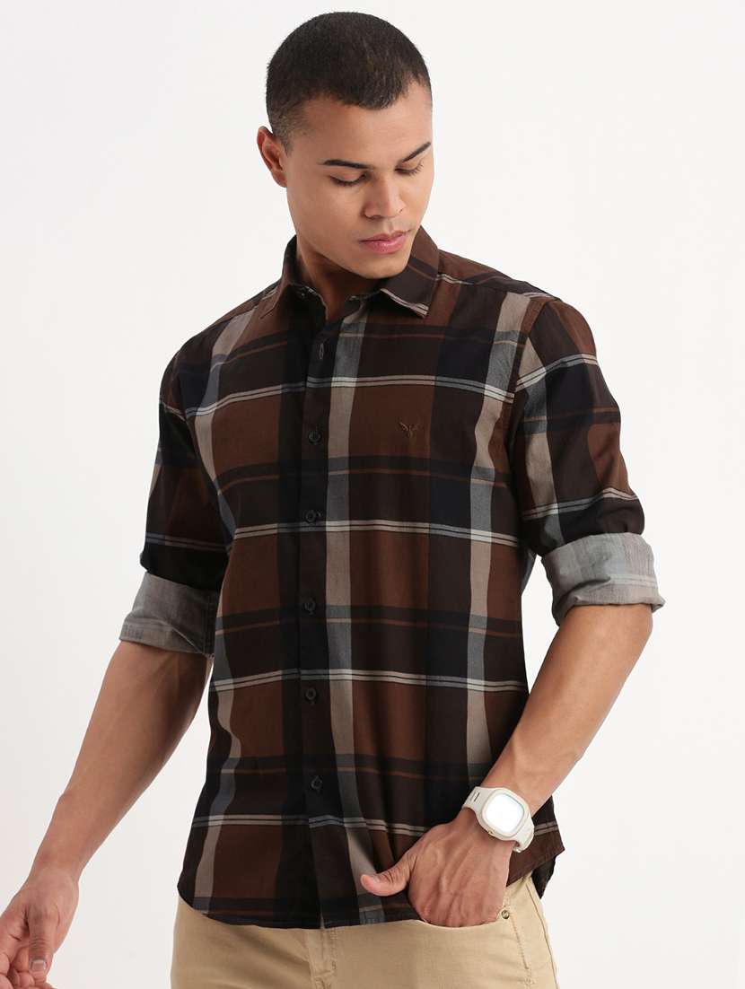 men checkered casual shirt - 21277224 -  Standard Image - 2