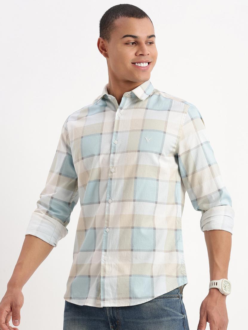 men checkered casual shirt - 21277226 - Standard Image - 2