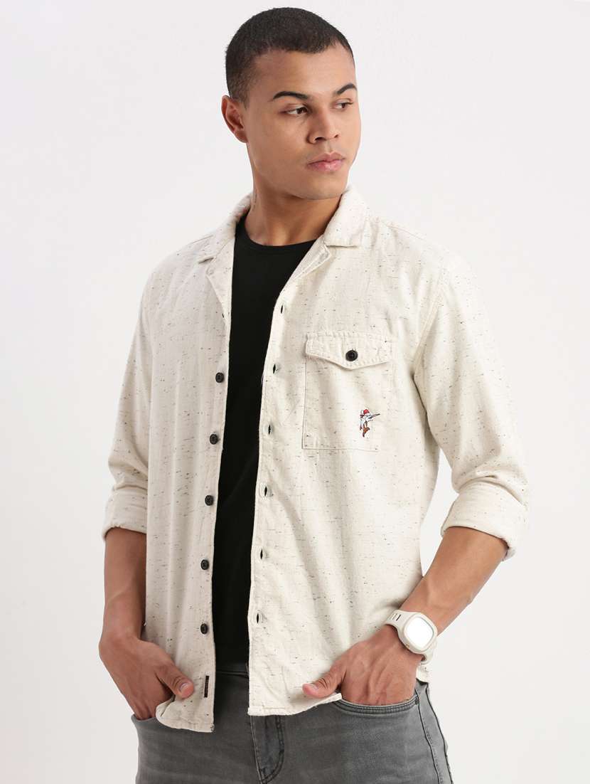 men solid casual shirt - 21277227 -  Standard Image - 2
