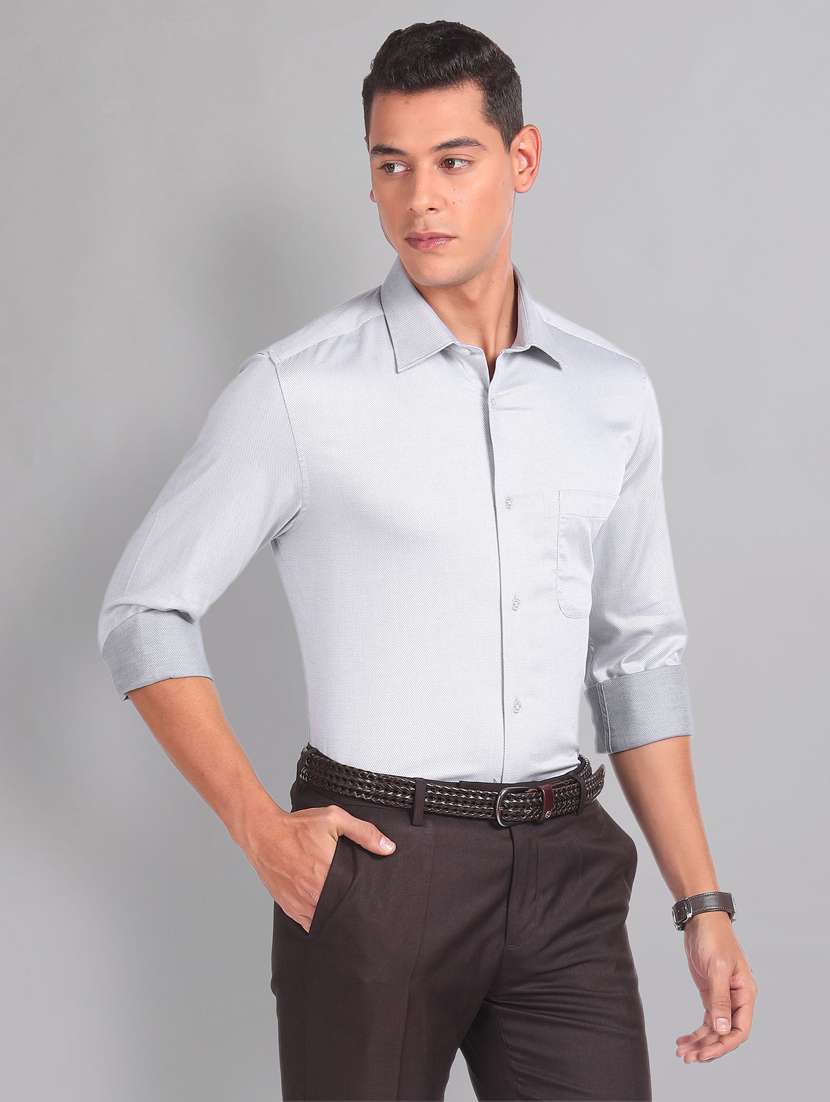 men self design formal shirt - 21277293 - Standard Image - 2