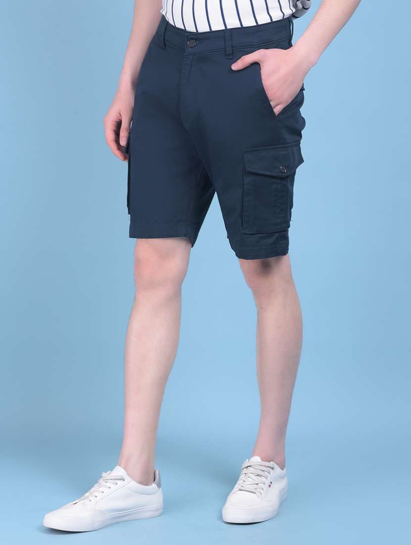 men mid-rise solid regular shorts - 21277439 -  Standard Image - 2