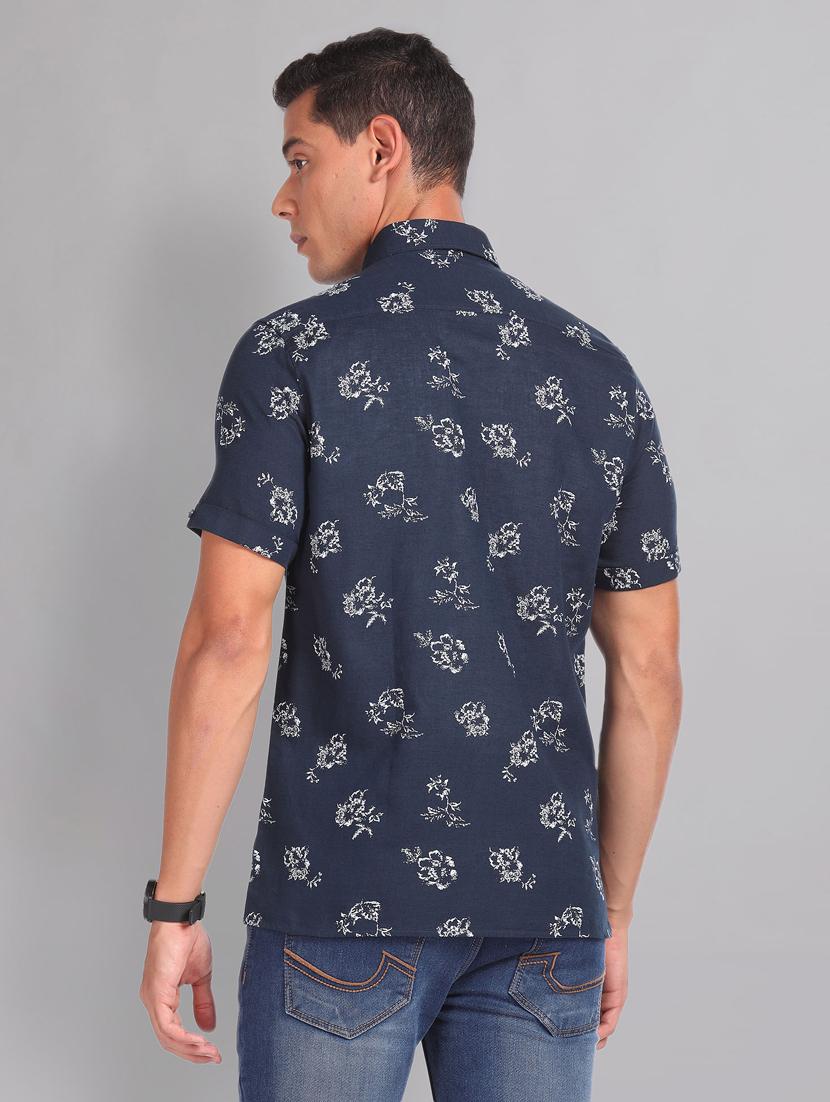 men printed casual shirt - 21278063 - Standard Image - 2