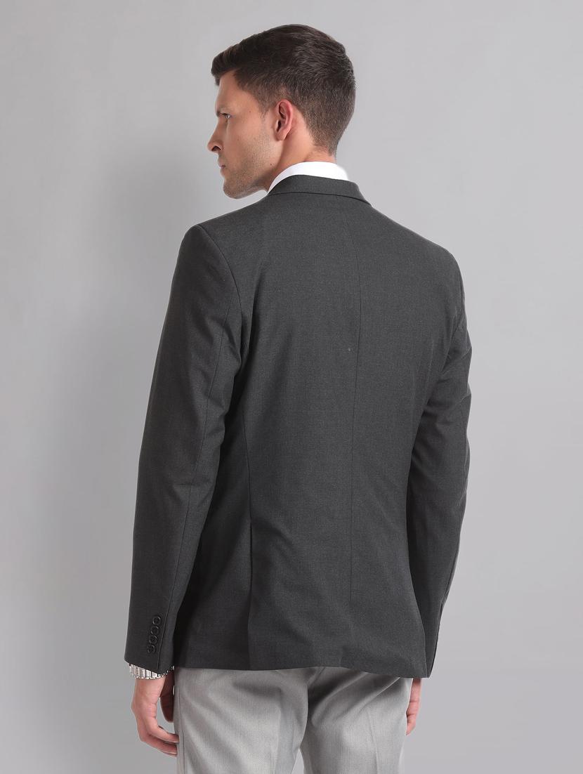 men long sleeved solid single breasted formal blazer - 21278075 - Standard Image - 2
