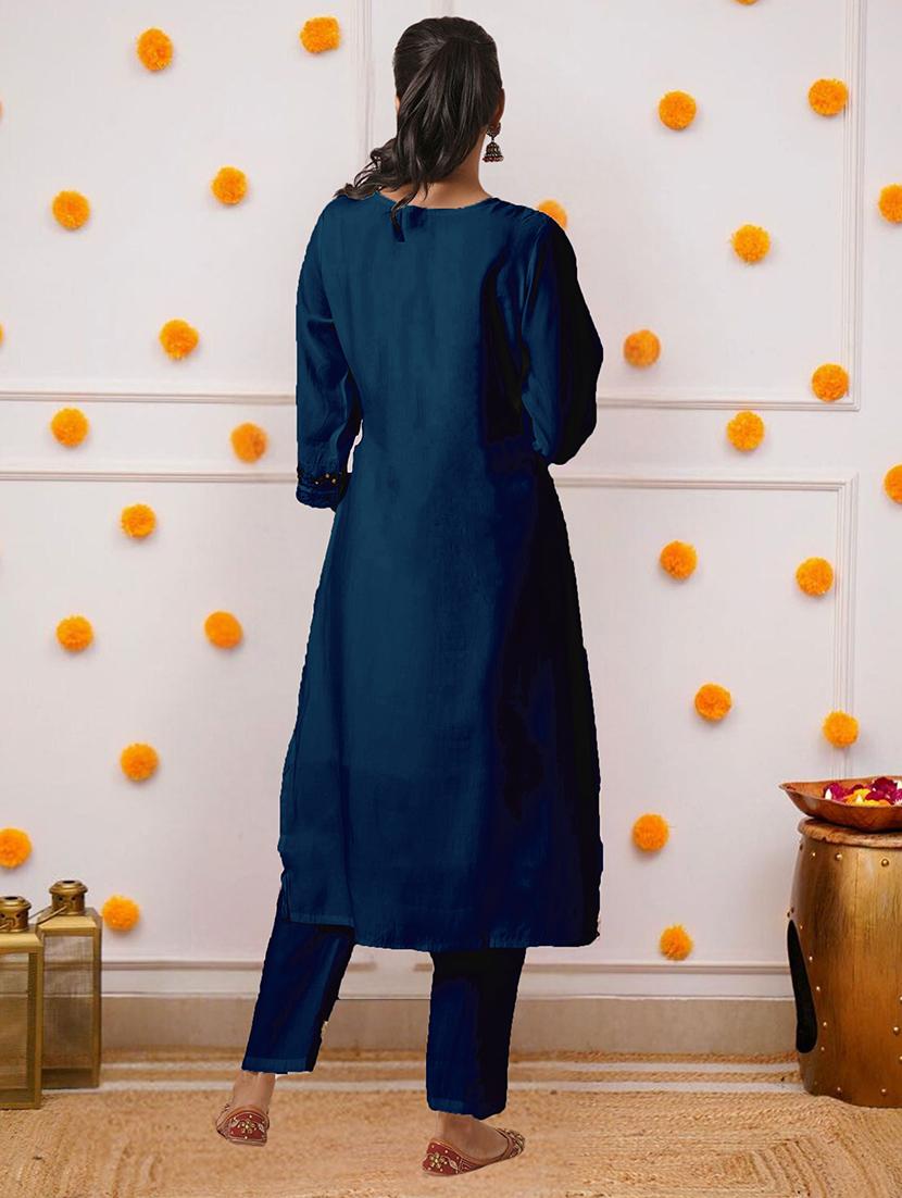women kurta pant set with dupatta - 21278108 - Standard Image - 2