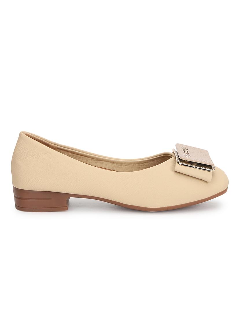 brown pu ballerina - 21278254 - Standard Image - 2