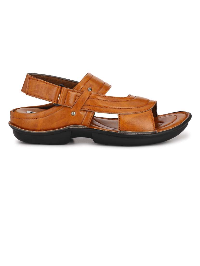 bucik bck073 lightweight comfort summer trendy premium stylish men tan sandals  - 21278361 -  Standard Image - 2