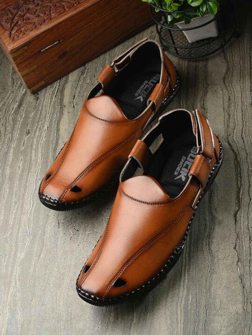 bucik men tan sandals 
