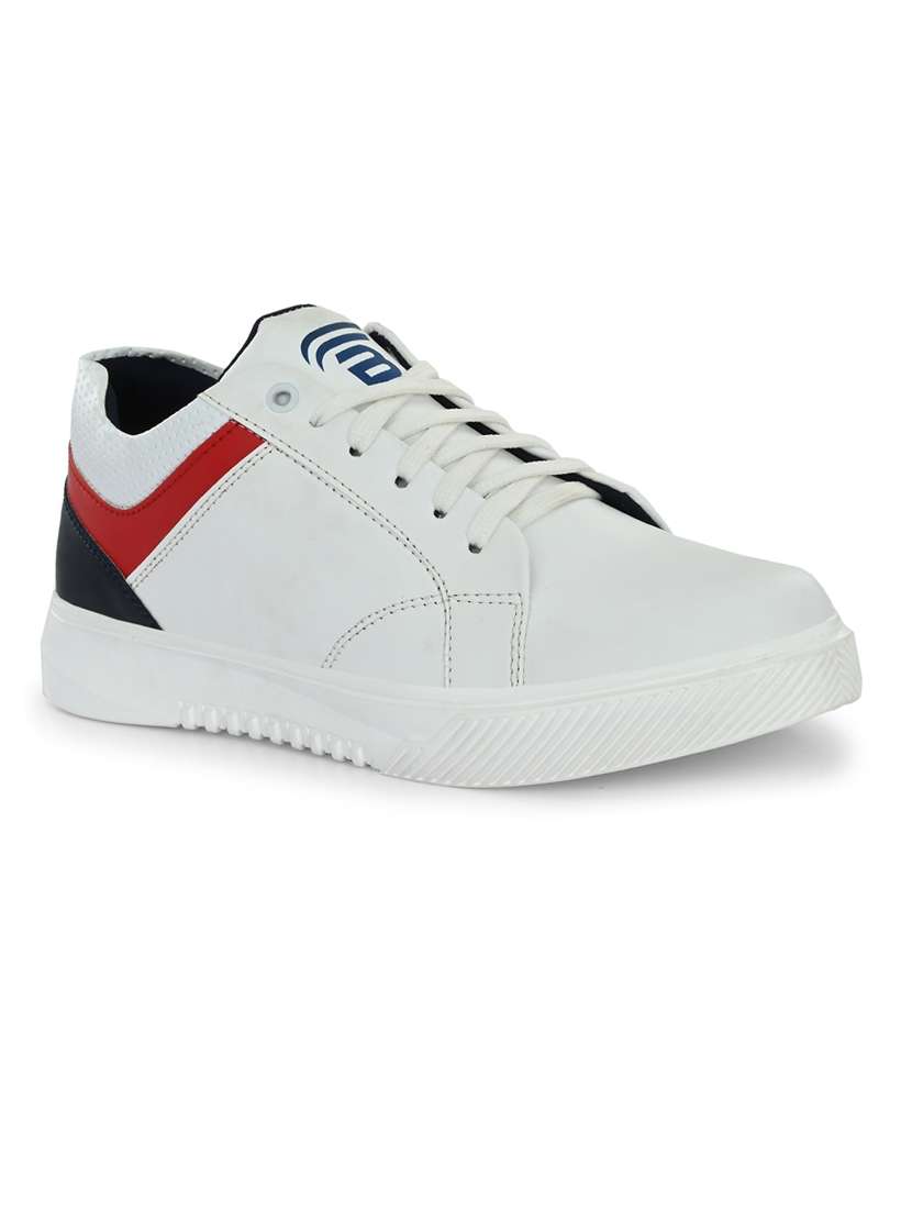 bucik white bck10146 lightweight comfort summer trendy premium stylish sneakers for men - 21278495 - Standard Image - 2