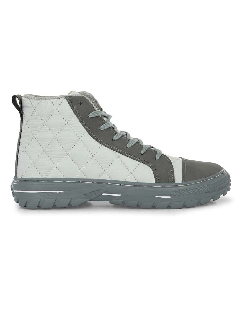 bucik grey bck4026 lightweight comfort trendy premium stylish high tops for men  - 21278560 -  Standard Image - 2