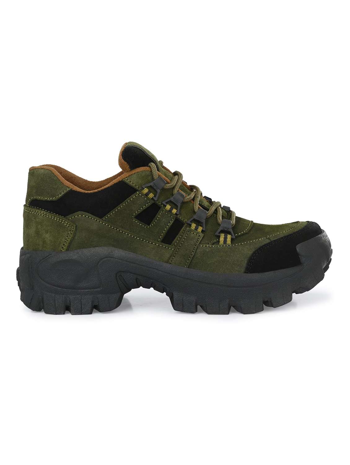 Olive Lace Up Shoes - 21278641 -  Standard Image - 2