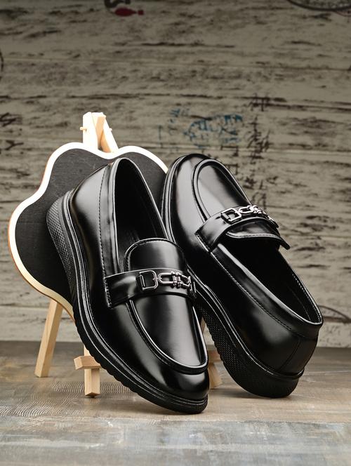 bucik black men comfortable lightweight slip on loafers loafers for men - 21278661 - Standard Image - 0