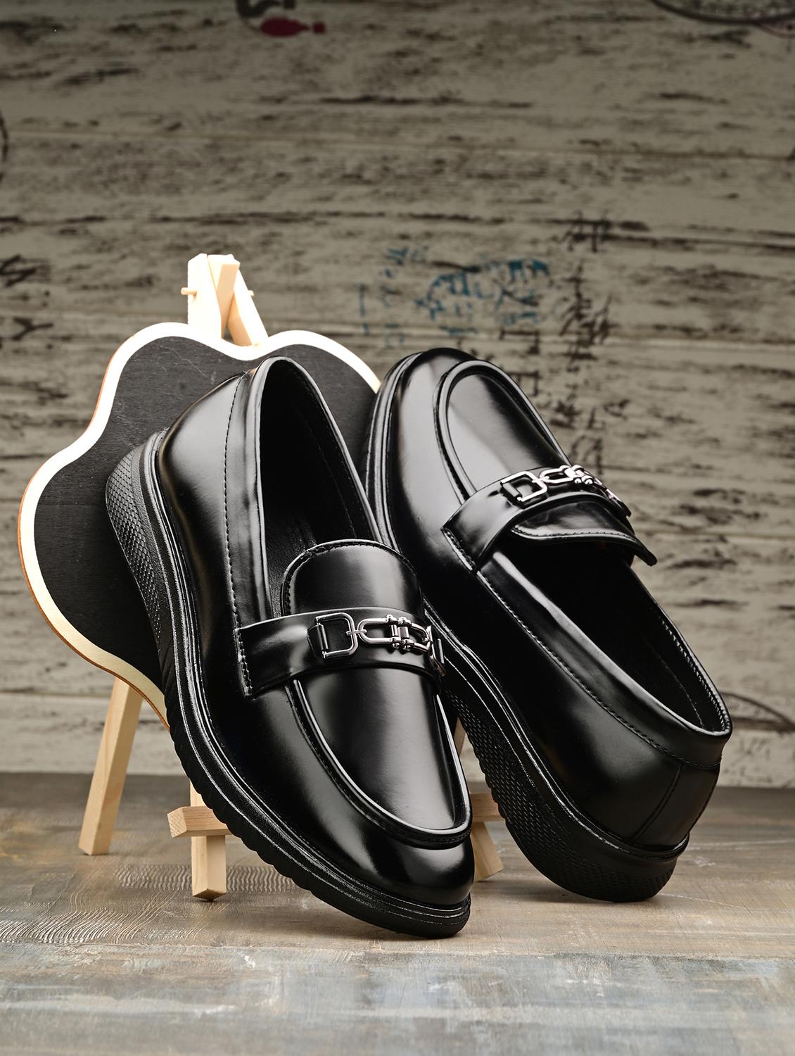 bucik black men comfortable lightweight slip on loafers loafers for men - 21278661 - Zoom Image - 0