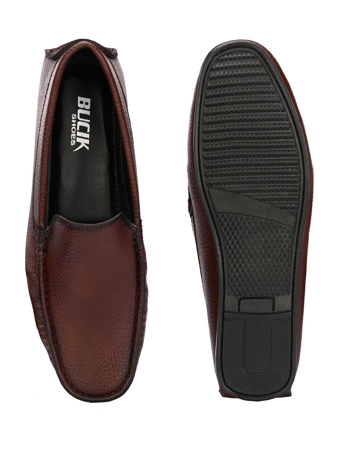 bucik brown men comfortable lightweight lace up formal shoes loafers for men  - 21278671 -  Standard Image - 2