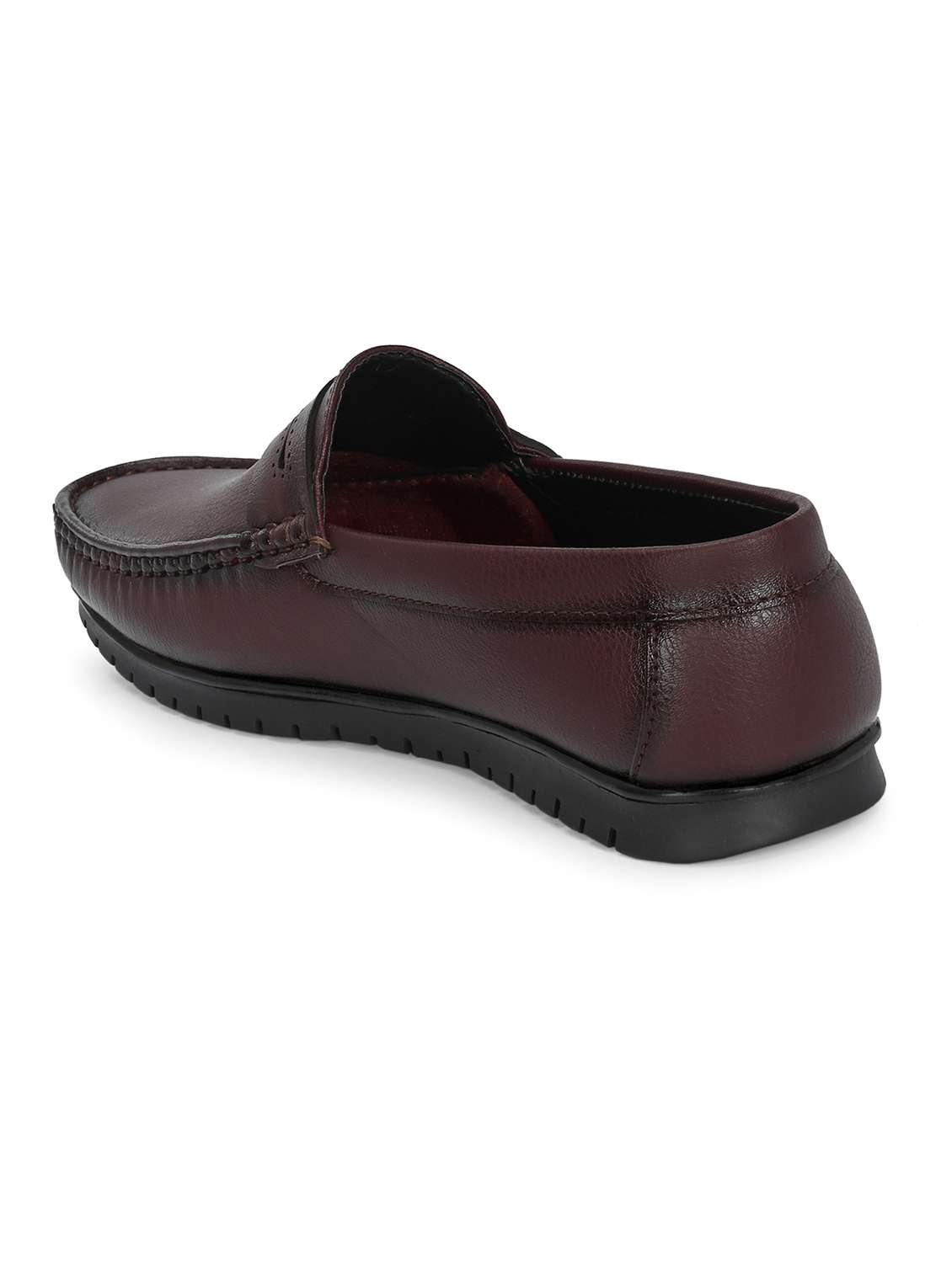 brown synthetic slip on loafers - 21278696 -  Standard Image - 2