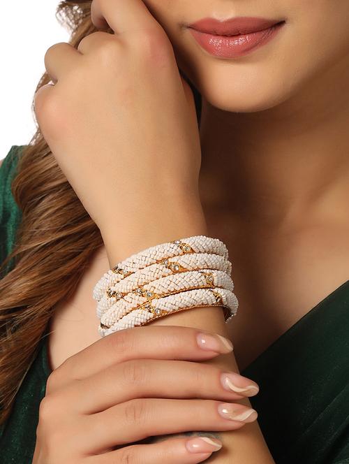 gold alloy bangle set of 4 - 21279184 -  Standard Image - 0