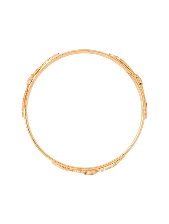 gold alloy bangle set of 2 - 21279188 - Standard Image - 2
