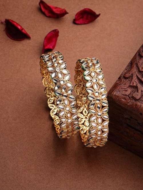 gold alloy bangle set of 4 - 21279209 -  Standard Image - 0