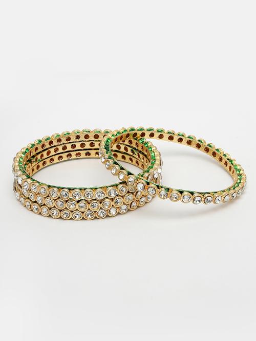 gold alloy bangle set of 4 - 21279214 -  Standard Image - 0