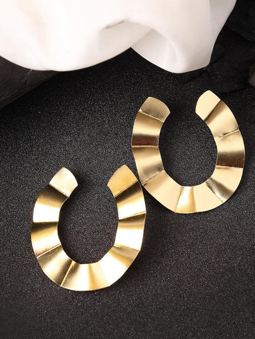 gold alloy drop earrings - 21279407 -  Standard Image - 0