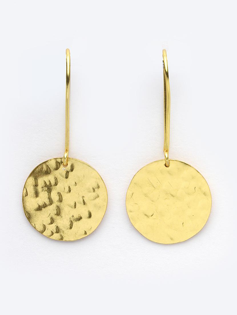 gold alloy jhumka earring - 21279436 -  Zoom Image - 0