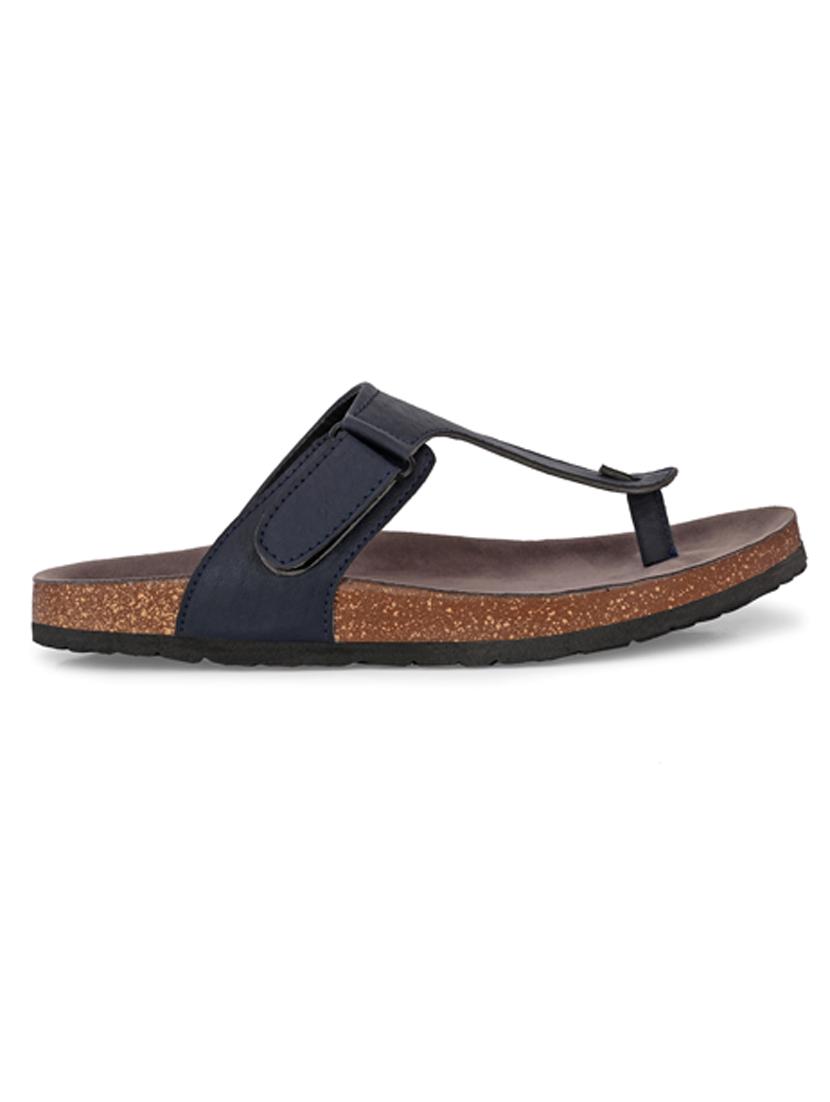 blue synthetic slip on sandals - 21279838 - Standard Image - 2