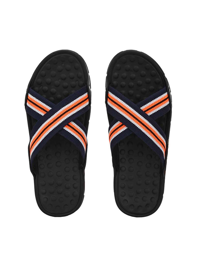 black slip on flip flops - 21279879 -  Standard Image - 2