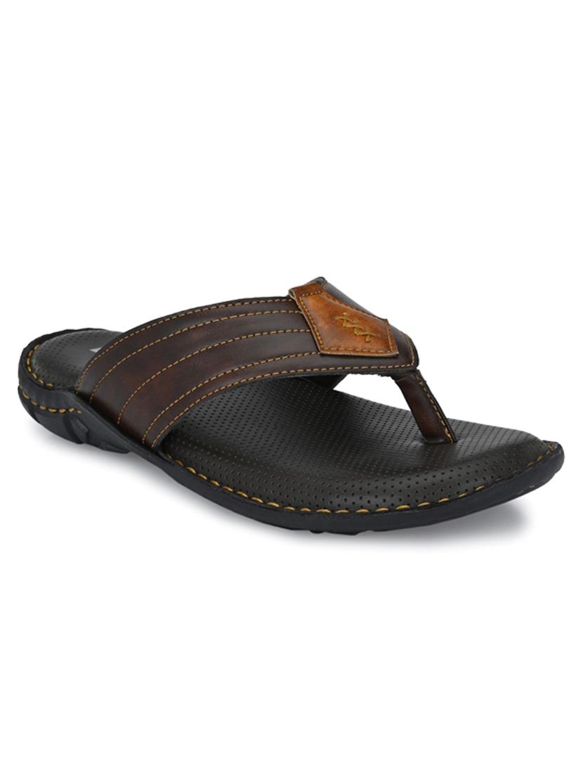 bucik brown men bck8094 lightweight comfort summer trendy premium stylish slippers - 21279896 - Standard Image - 2