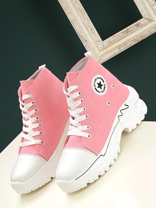 bucik pink bck9080 lightweight comfort summer trendy premium stylish sneakers for women  - 21279908 -  Standard Image - 0