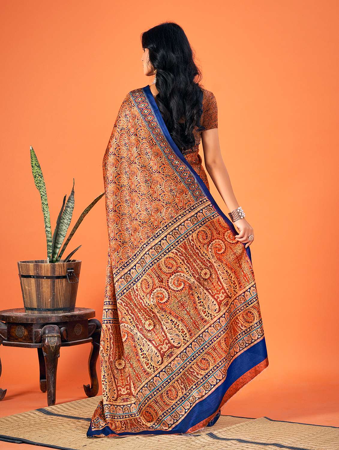 women multi color printed saree with blouse - 21279997 -  Standard Image - 2