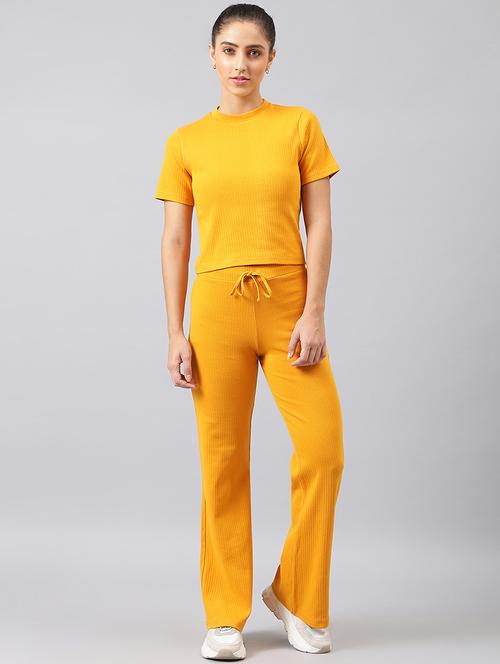 women solid active wear co-ord set - 21280145 -  Standard Image - 0