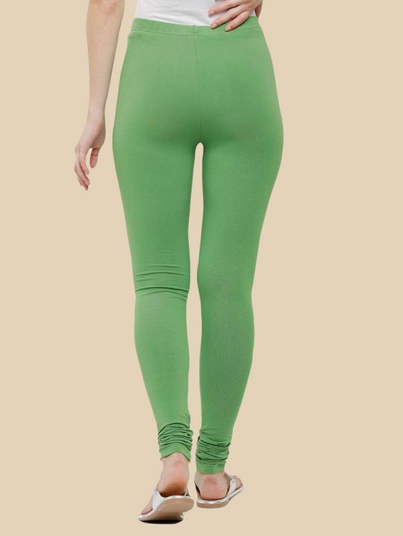women solid mid rise churidar legging - 21281518 -  Standard Image - 2