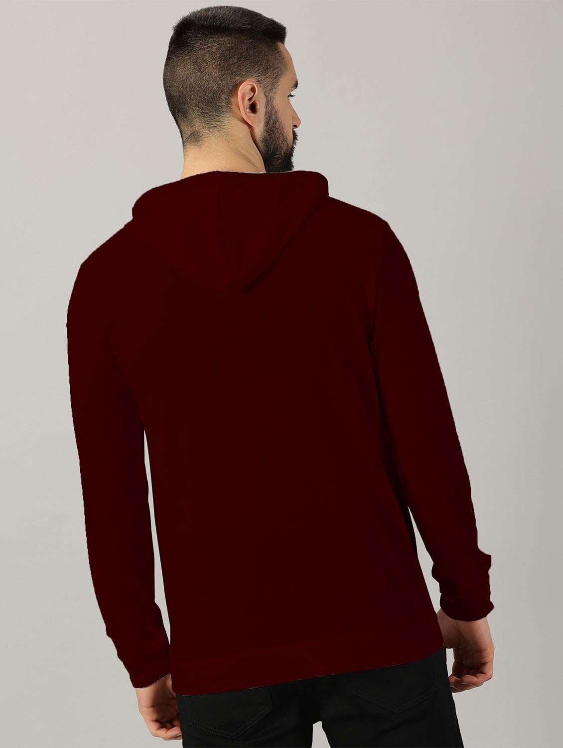 men placement print hooded t-shirt - 21281749 -  Standard Image - 2