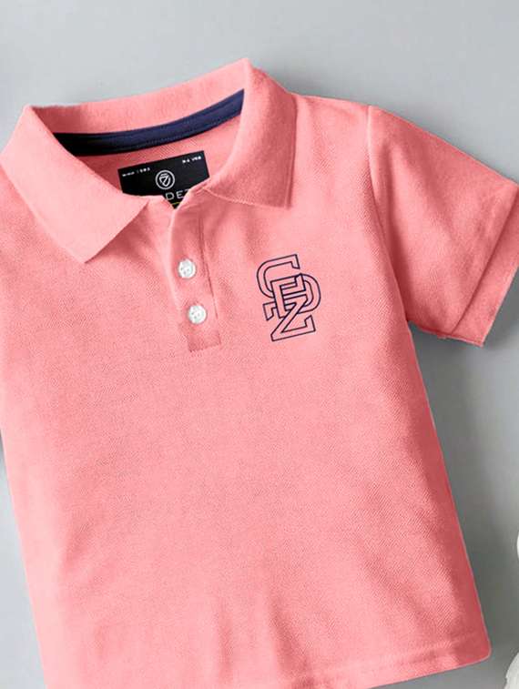 boys solid short sleeves polo t-shirt - 21281977 -  Standard Image - 2