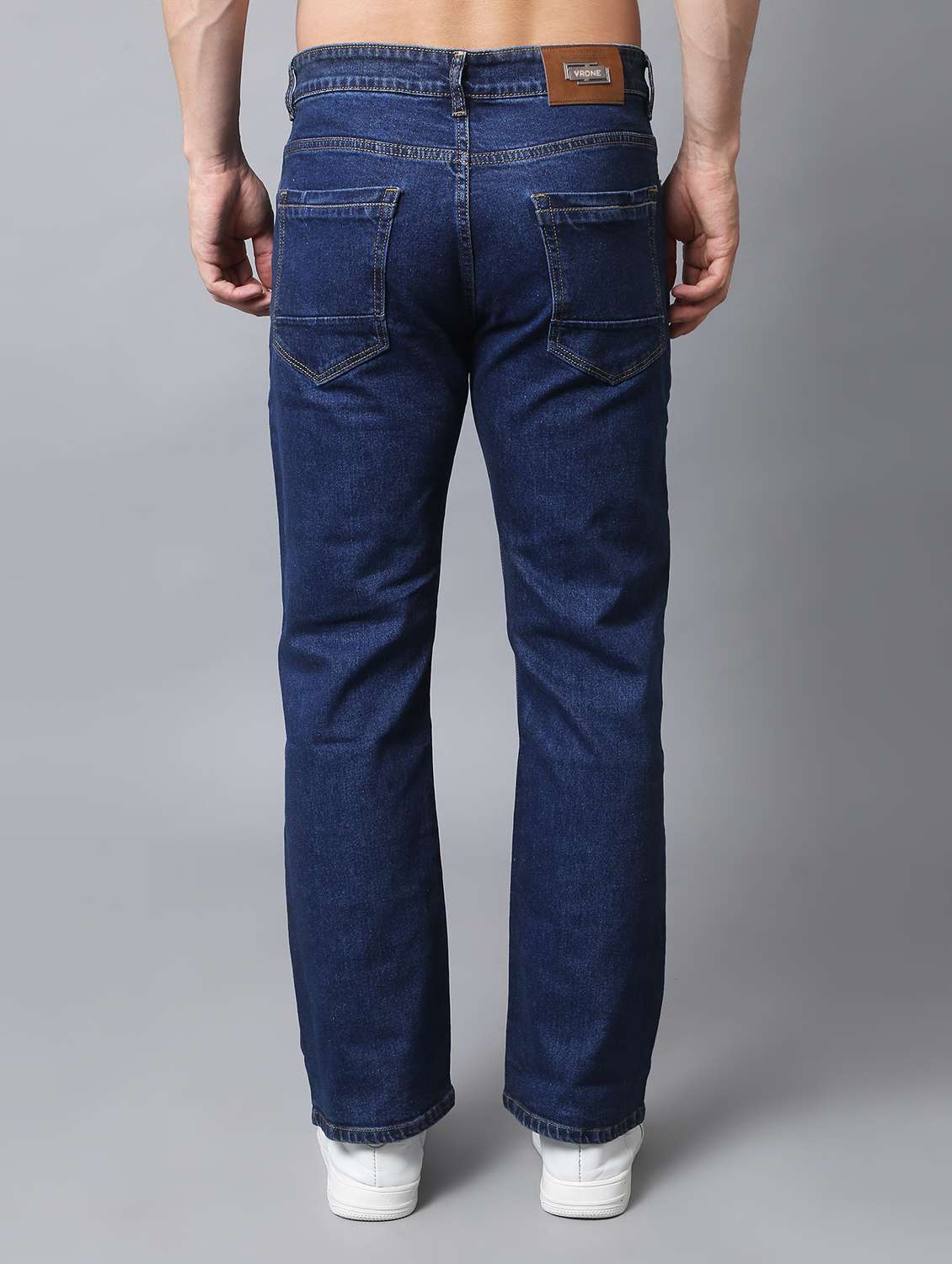 Men Mid Rise Plain Jeans