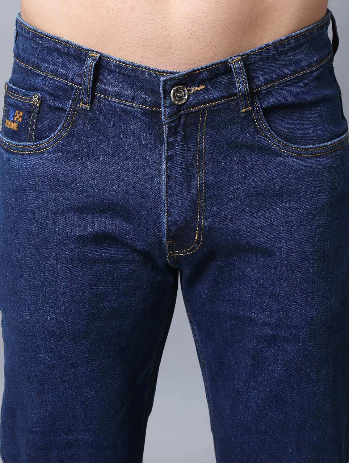 Men Mid Rise Plain Jeans
