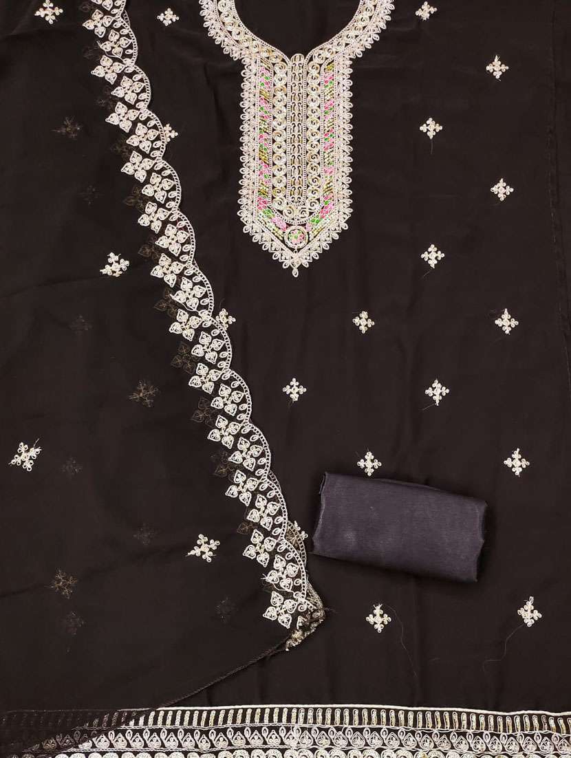 women embroidered unstitched suit set - 21284190 - Standard Image - 2