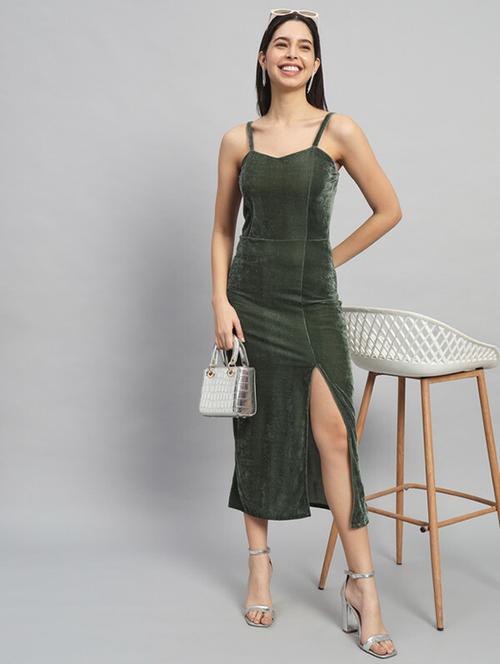 women solids bodycon dress - 21286067 -  Standard Image - 0