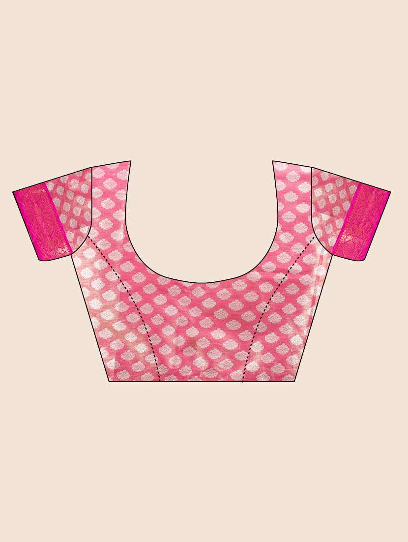 women zari work banarasi saree with blouse - 21286408 -  Standard Image - 2