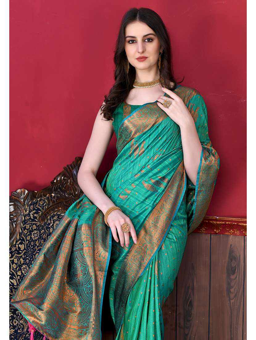 women self design banarasi saree with blouse - 21286430 -  Standard Image - 2
