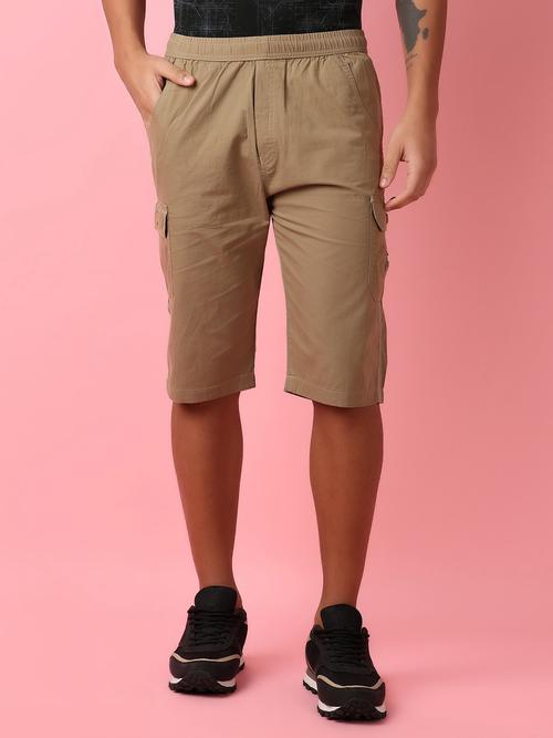 men mid rise solid three - fourth - 21286940 -  Standard Image - 0