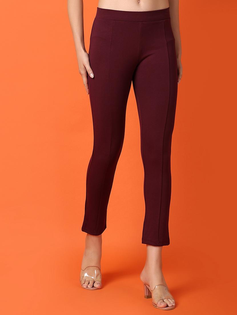 women solid mid rise cotton jegging - 21287054 - Zoom Image - 0