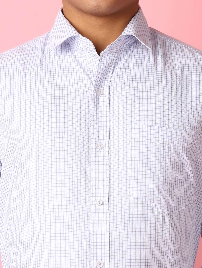 men long sleeves checkered formal shirt - 21287057 -  Standard Image - 7