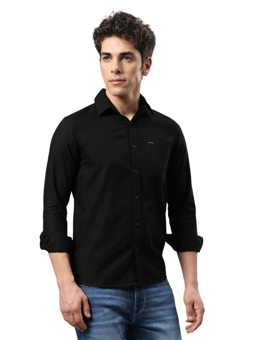 men collared neck long sleeves casual shirt - 21287356 - Standard Image - 2