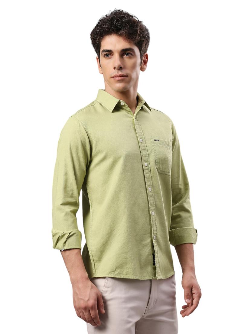 men collared neck long sleeves casual shirt - 21287357 - Standard Image - 2