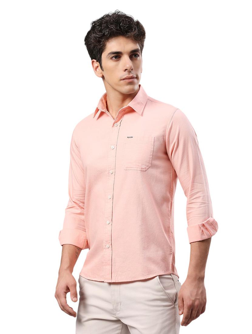 men collared neck long sleeves casual shirt - 21287358 - Standard Image - 2