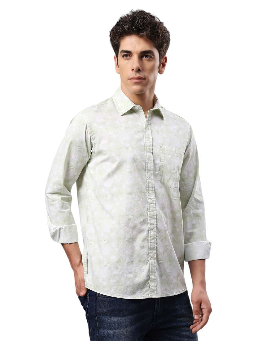 men collared neck long sleeves casual shirt - 21287379 - Standard Image - 2