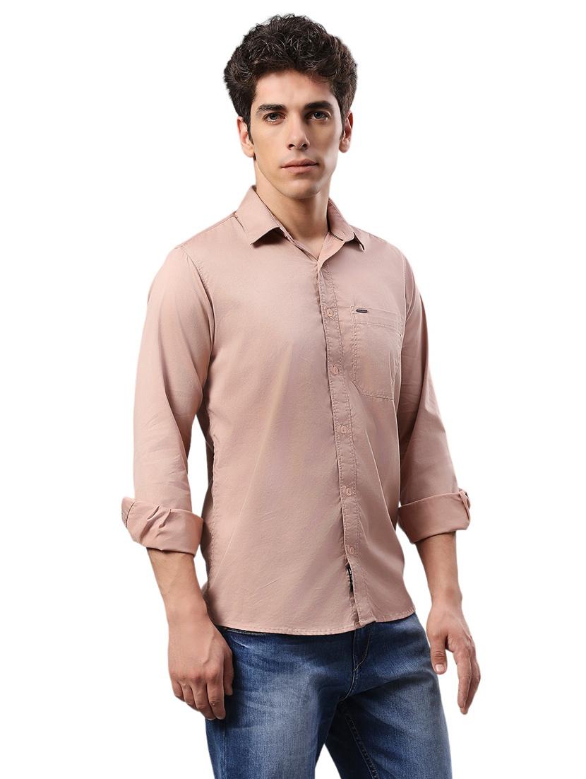 men collared neck long sleeves casual shirt - 21287387 - Standard Image - 2