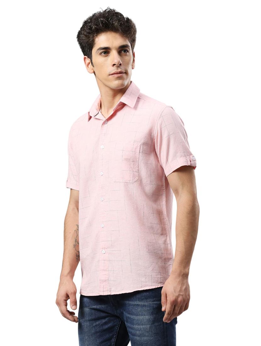 men collared neck short sleeves casual shirt - 21287400 - Standard Image - 2