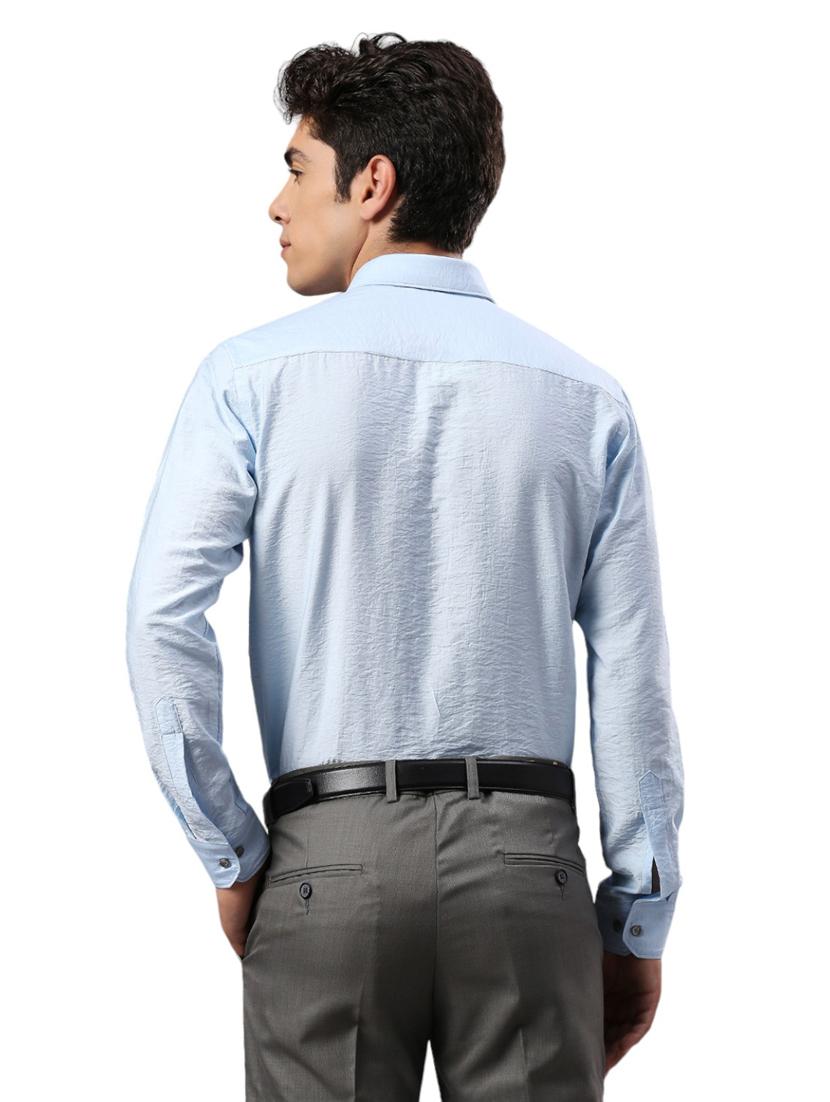 men solid cotton formal shirt - 21287450 - Standard Image - 2